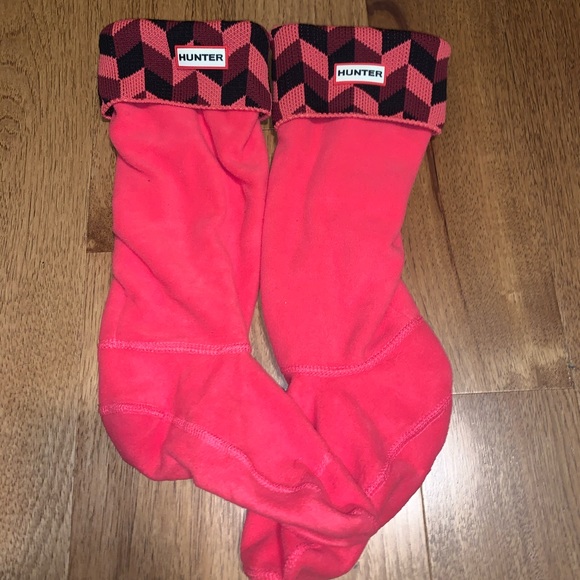 Pink Hunter Tall Boot Socks